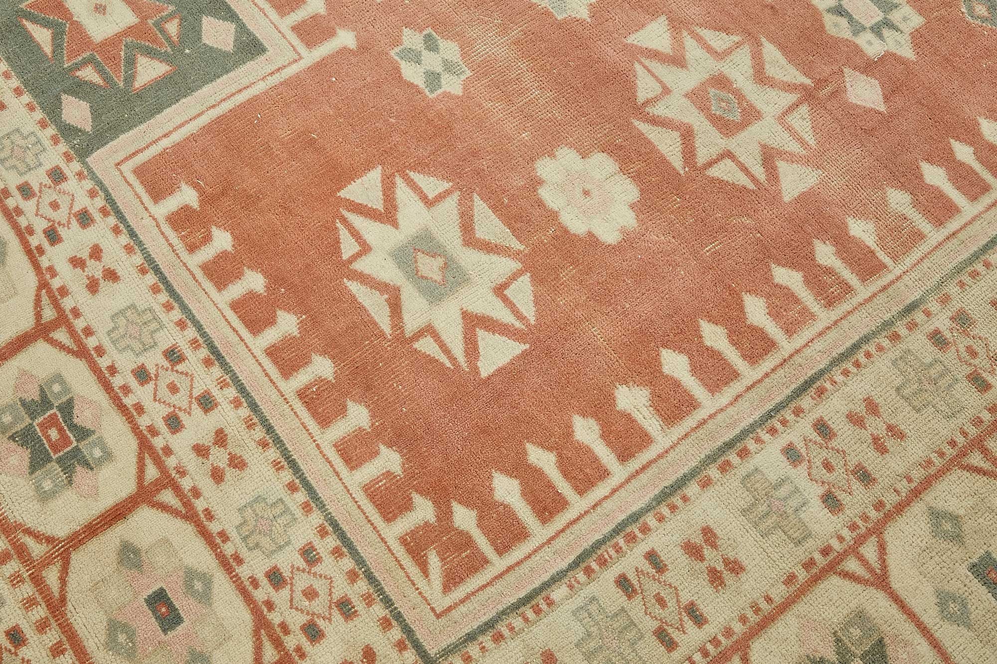 10x12 Beige Vintage Large Area Rug - 49718