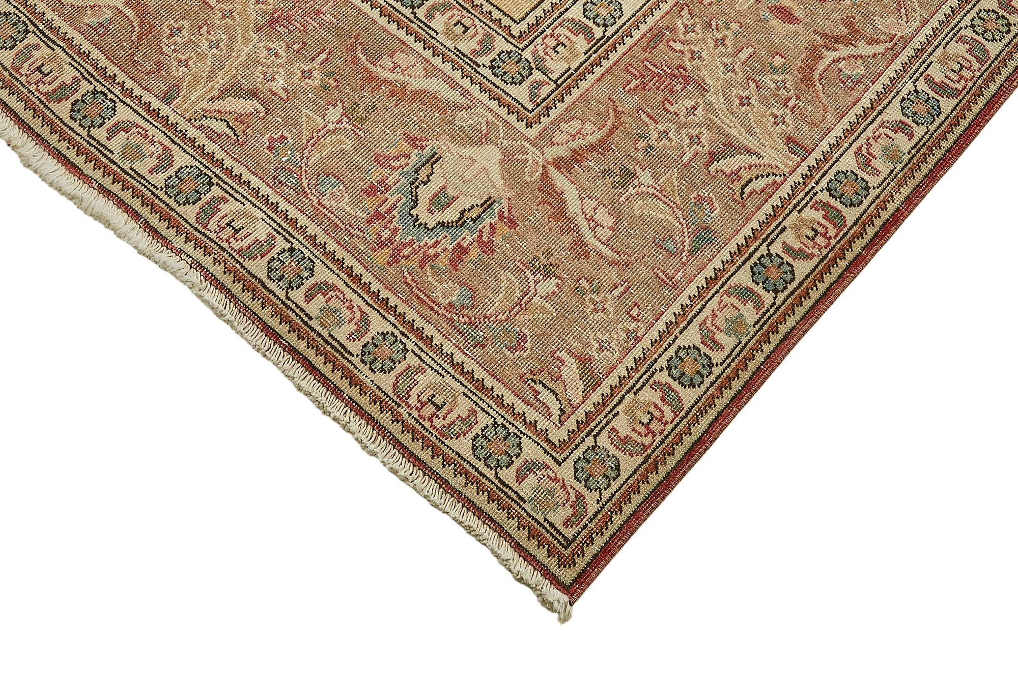10x12 Beige Vintage Large Area Rug - 49719