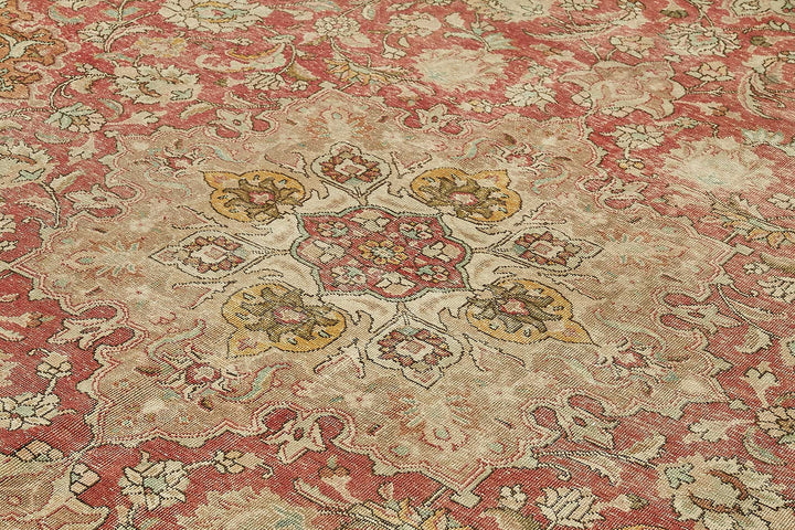 10x12 Beige Vintage Large Area Rug - 49719