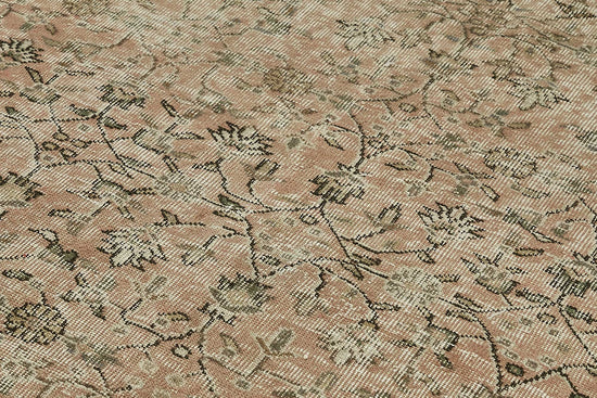 7x10 Hand-Knotted Turkish Vintage Rug - 49724