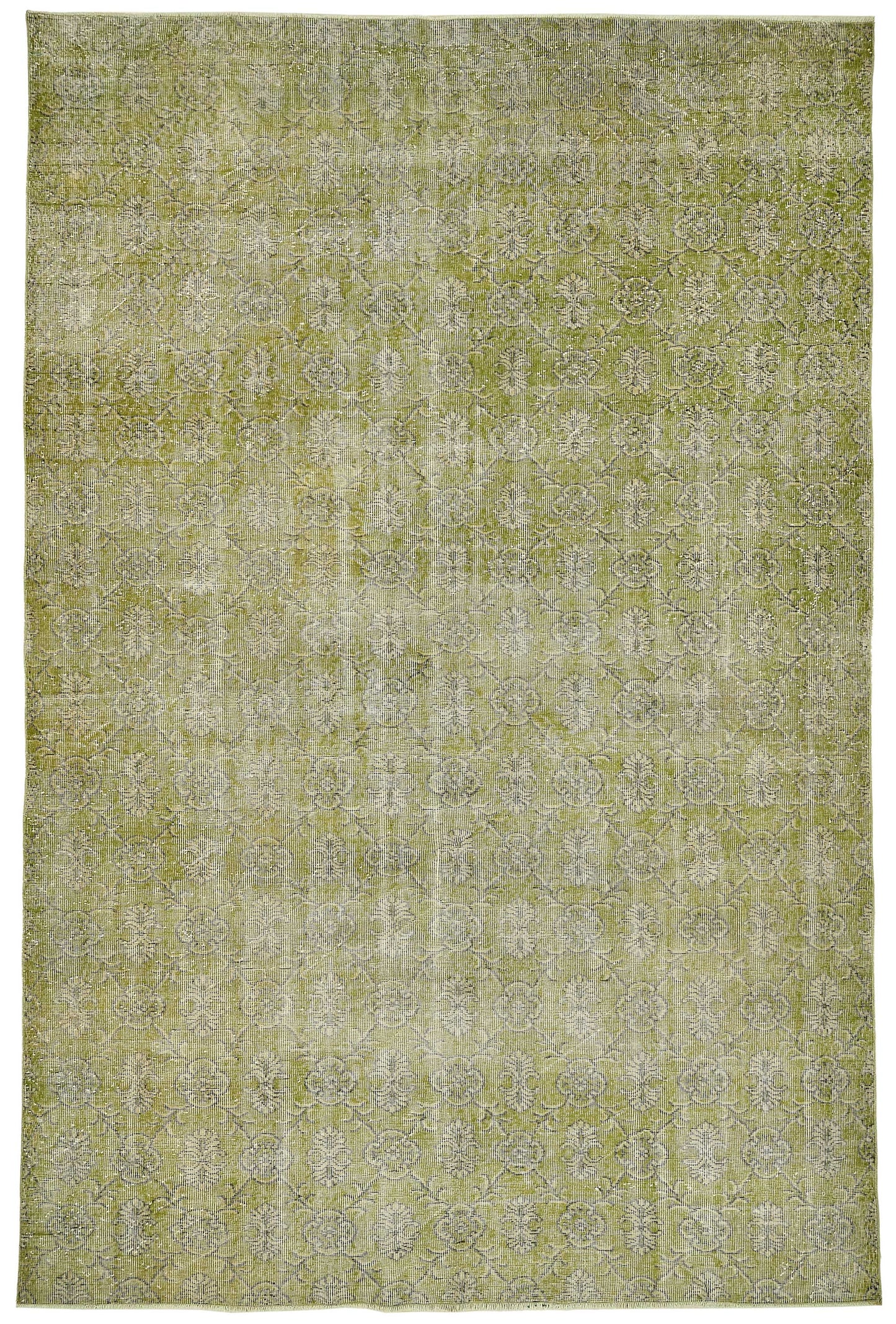 7x11 Hand-Knotted Turkish Vintage Rug - 49726