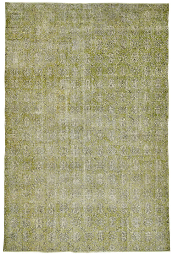 7x11 Hand-Knotted Turkish Vintage Rug - 49726