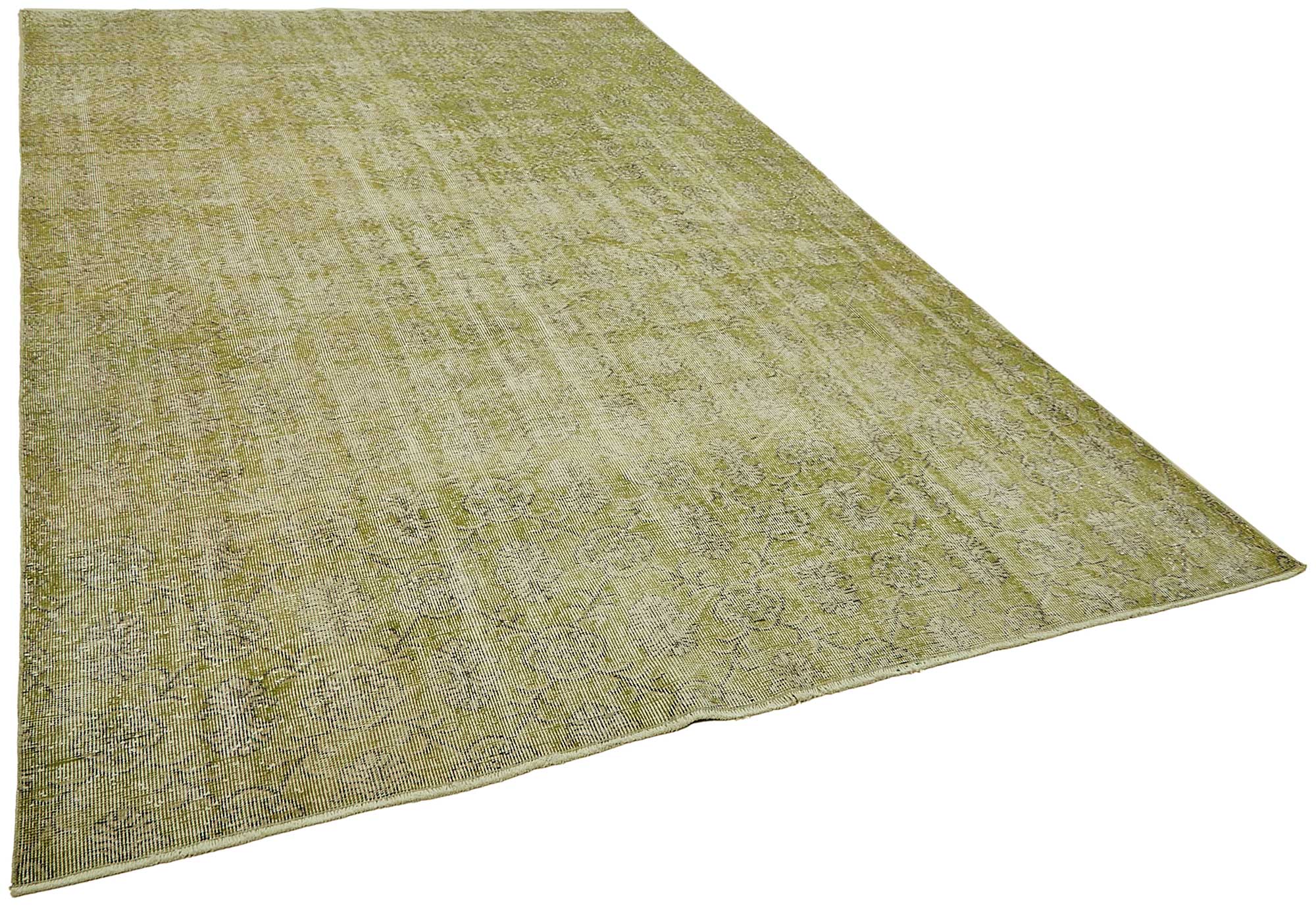 7x11 Hand-Knotted Turkish Vintage Rug - 49726