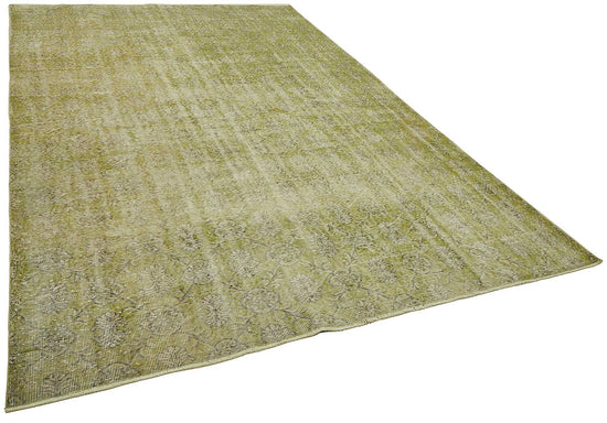 7x11 Hand-Knotted Turkish Vintage Rug - 49726