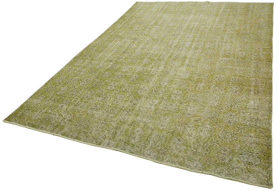 7x11 Hand-Knotted Turkish Vintage Rug - 49726