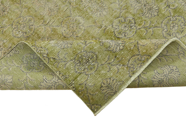 7x11 Hand-Knotted Turkish Vintage Rug - 49726