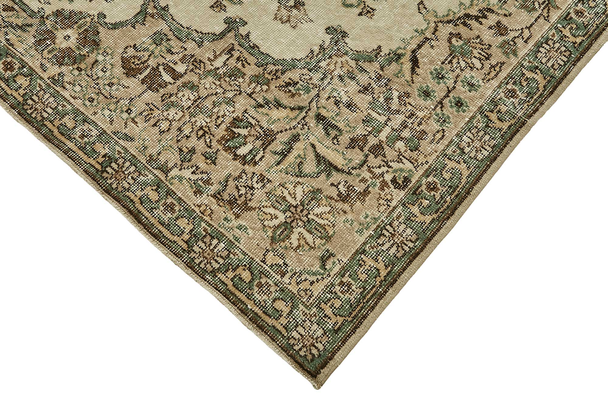 7x11 Hand-Knotted Turkish Vintage Rug - 49727