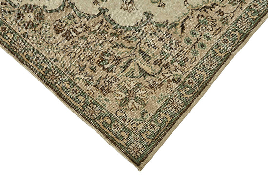 7x11 Hand-Knotted Turkish Vintage Rug - 49727