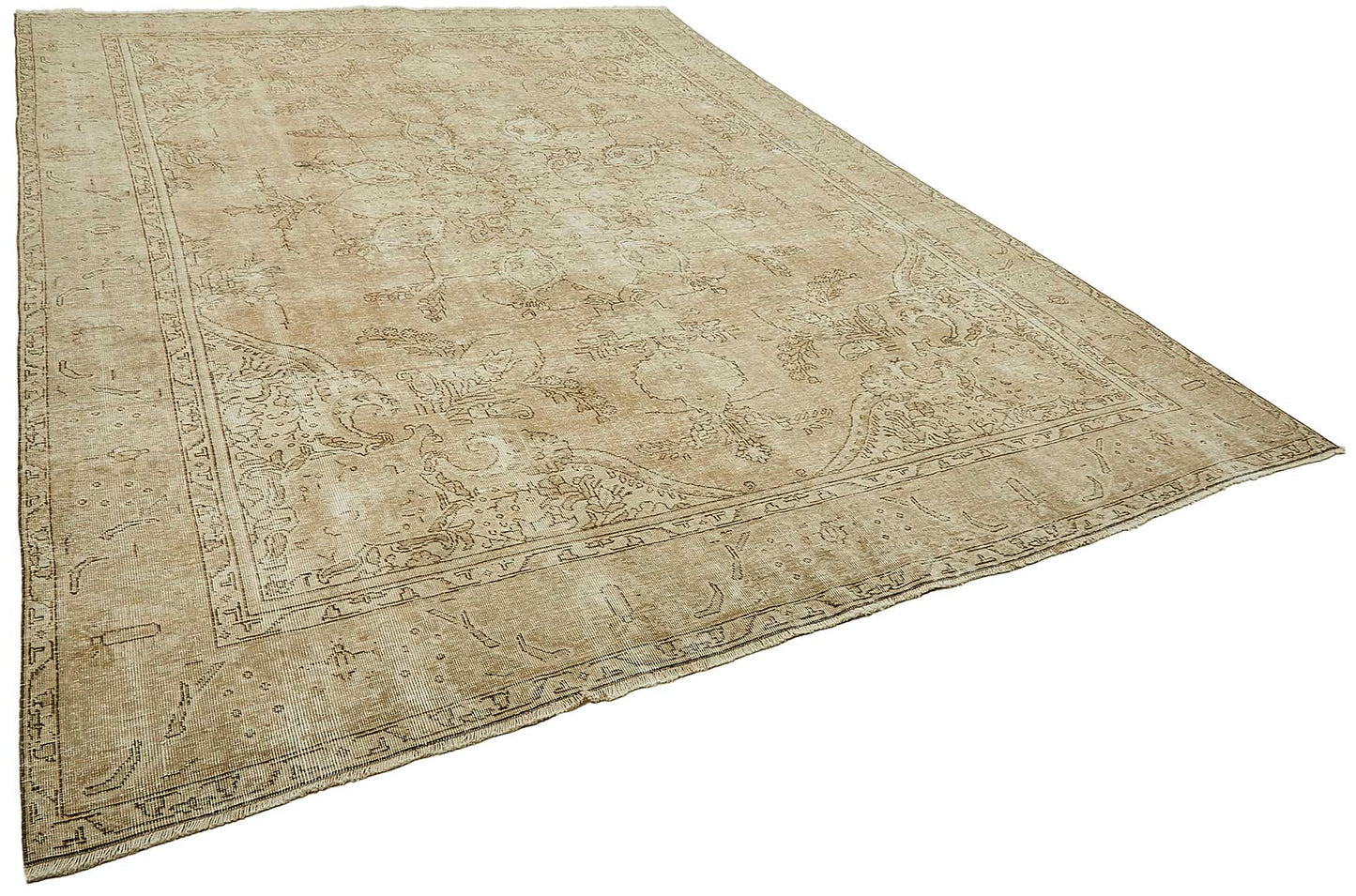 9x13 Beige Vintage Large Area Rug - 49728