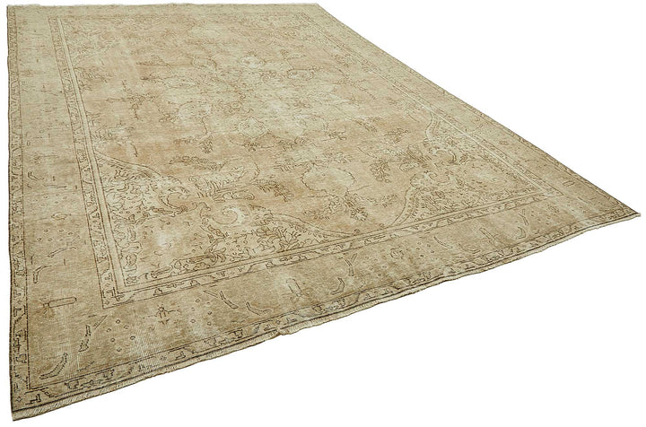 9x13 Beige Vintage Large Area Rug - 49728