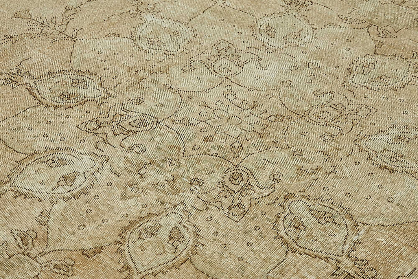 9x13 Beige Vintage Large Area Rug - 49728
