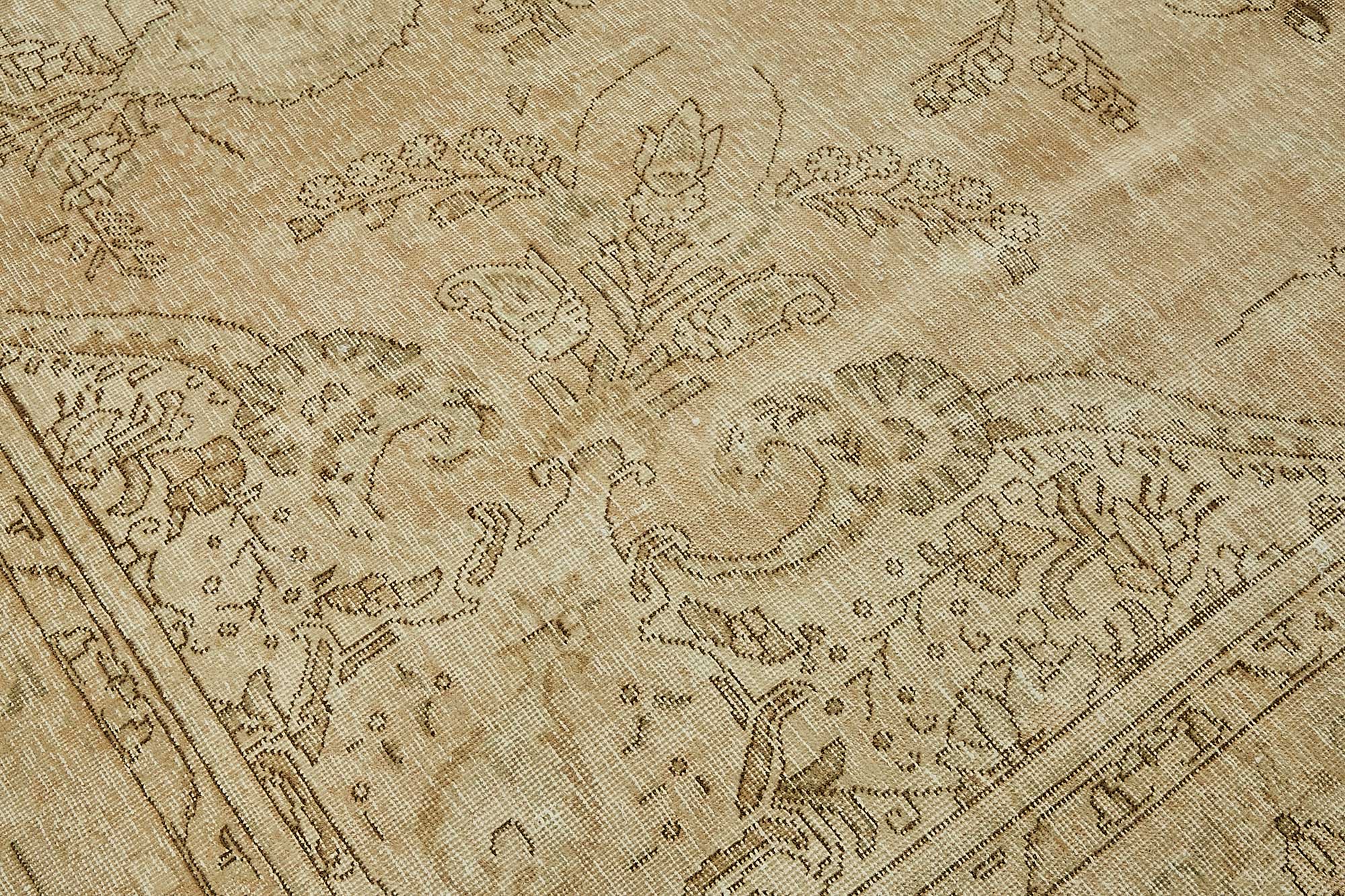 9x13 Beige Vintage Large Area Rug - 49728