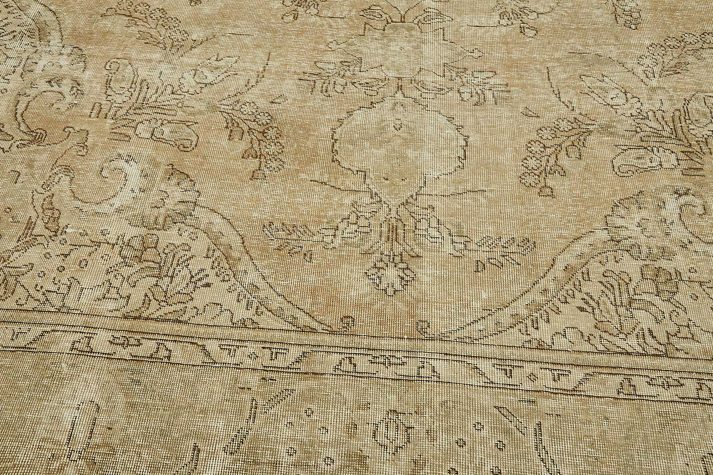 9x13 Beige Vintage Large Area Rug - 49728