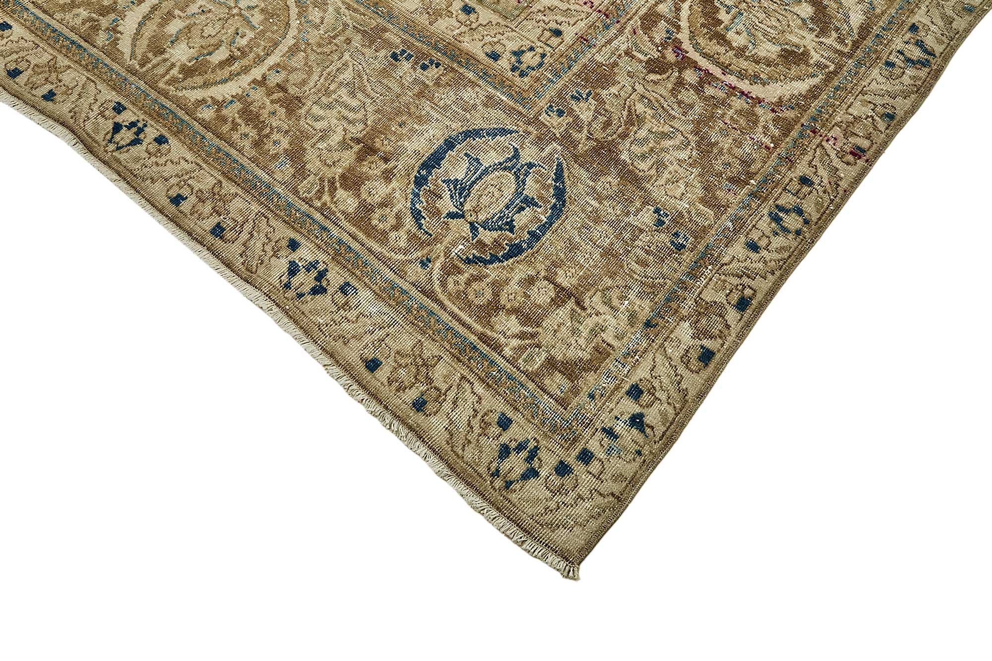 12x17 Beige Vintage Large Area Rug - 49729