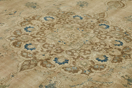 12x17 Beige Vintage Large Area Rug - 49729