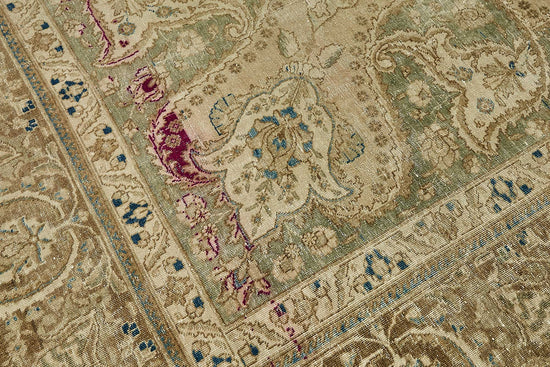 12x17 Beige Vintage Large Area Rug - 49729