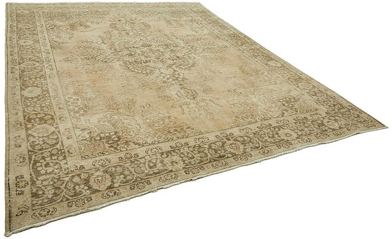 10x13 Beige Vintage Large Area Rug - 49730