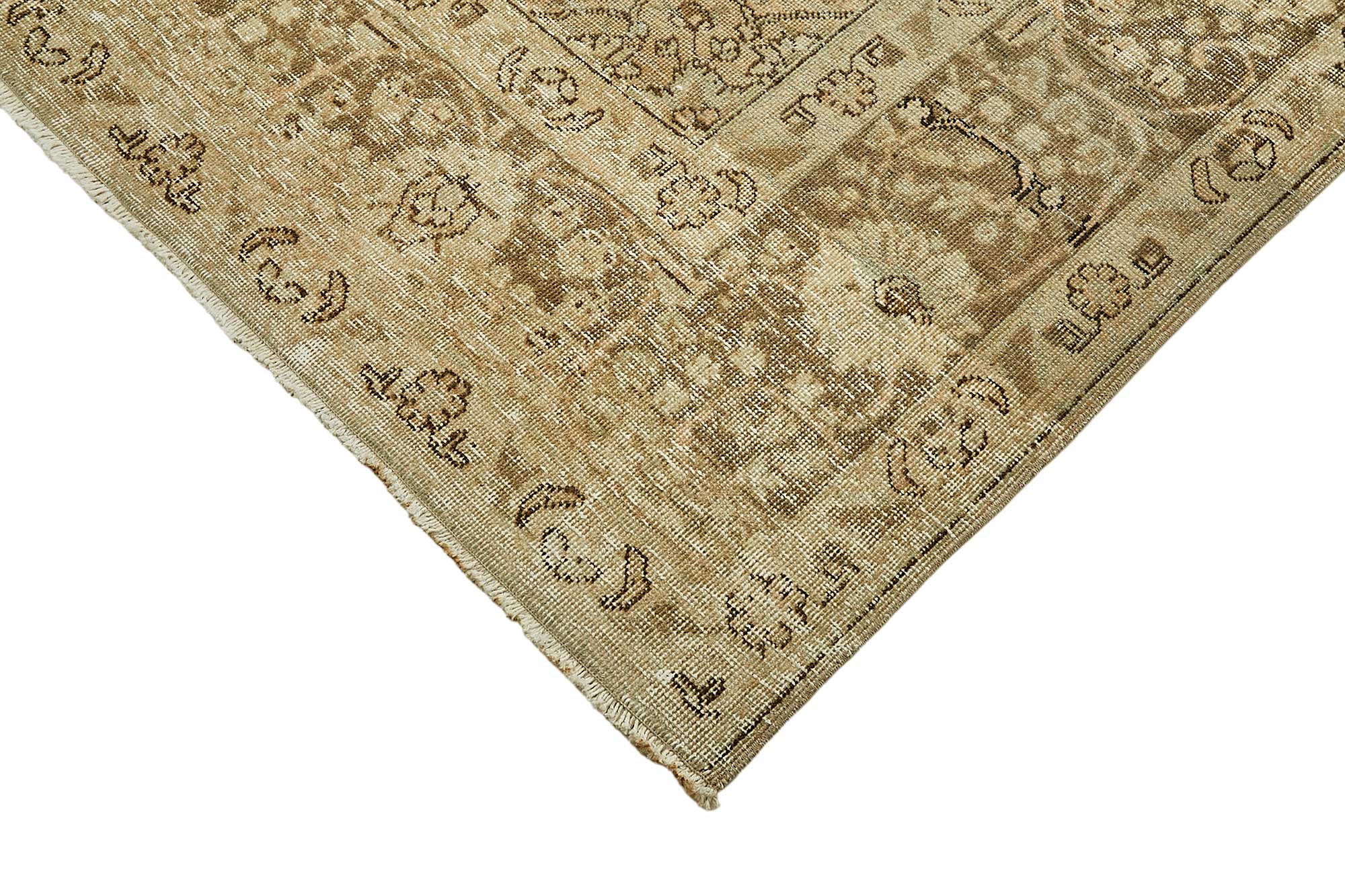 10x13 Beige Vintage Large Area Rug - 49730