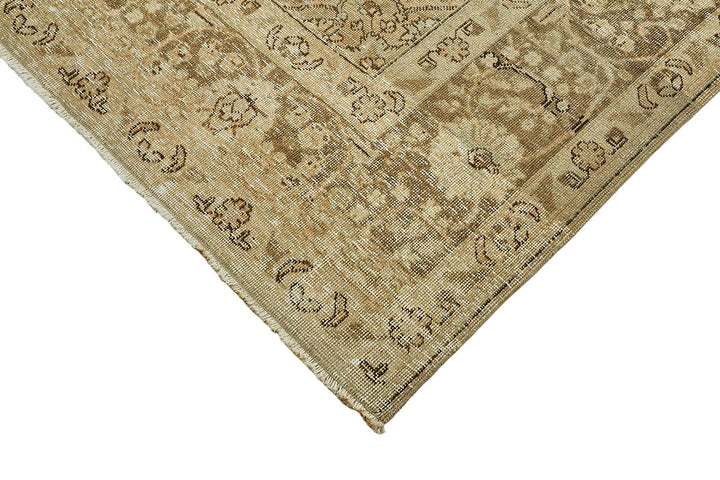 10x13 Beige Vintage Large Area Rug - 49730