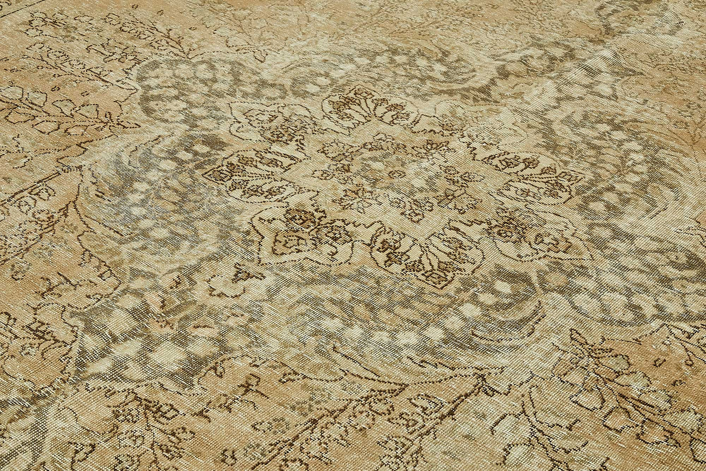 10x13 Beige Vintage Large Area Rug - 49730
