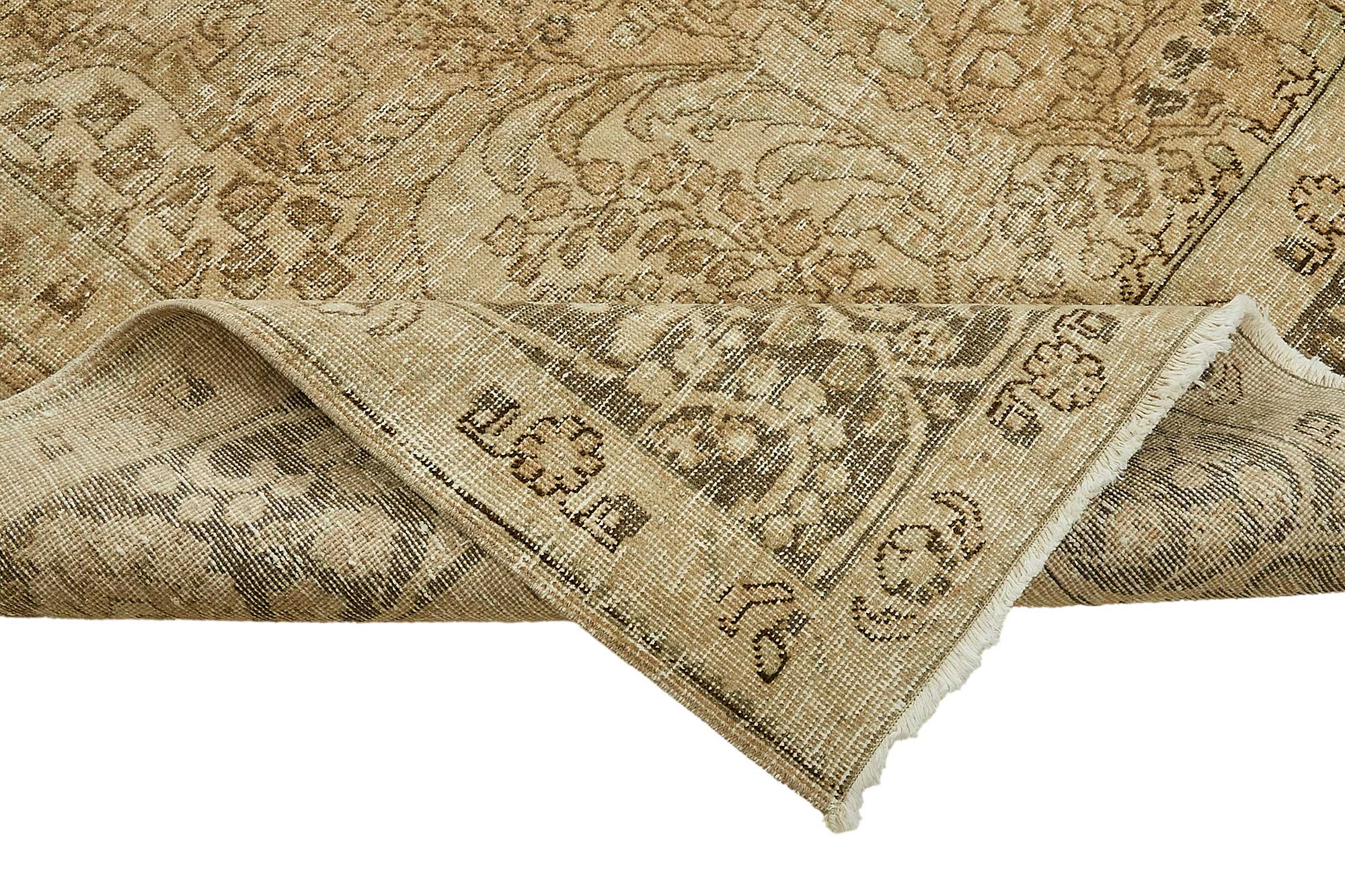 10x13 Beige Vintage Large Area Rug - 49730