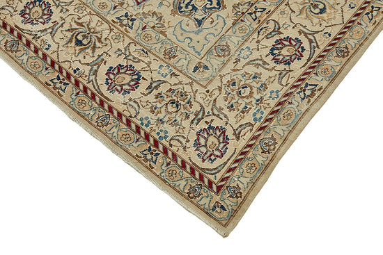 7x10 Beige Vintage Large Area Rug - 49731
