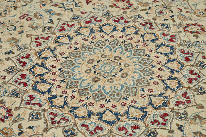 7x10 Beige Vintage Large Area Rug - 49731