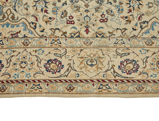 7x10 Beige Vintage Large Area Rug - 49731