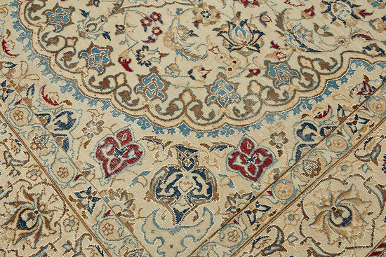 7x10 Beige Vintage Large Area Rug - 49731