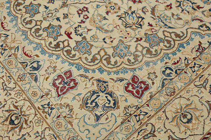 7x10 Beige Vintage Large Area Rug - 49731