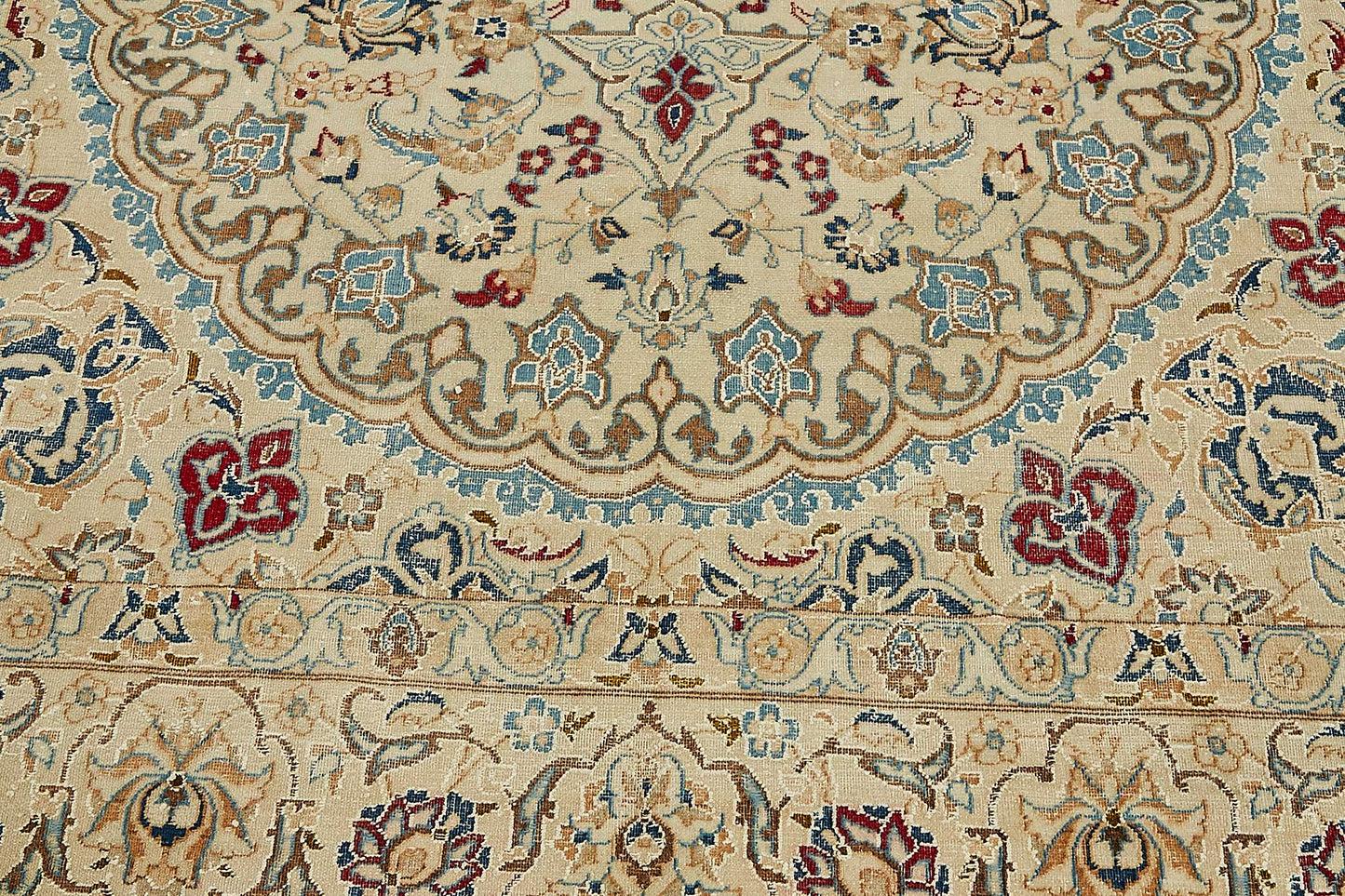 7x10 Beige Vintage Large Area Rug - 49731