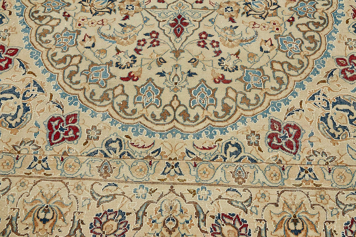 7x10 Beige Vintage Large Area Rug - 49731