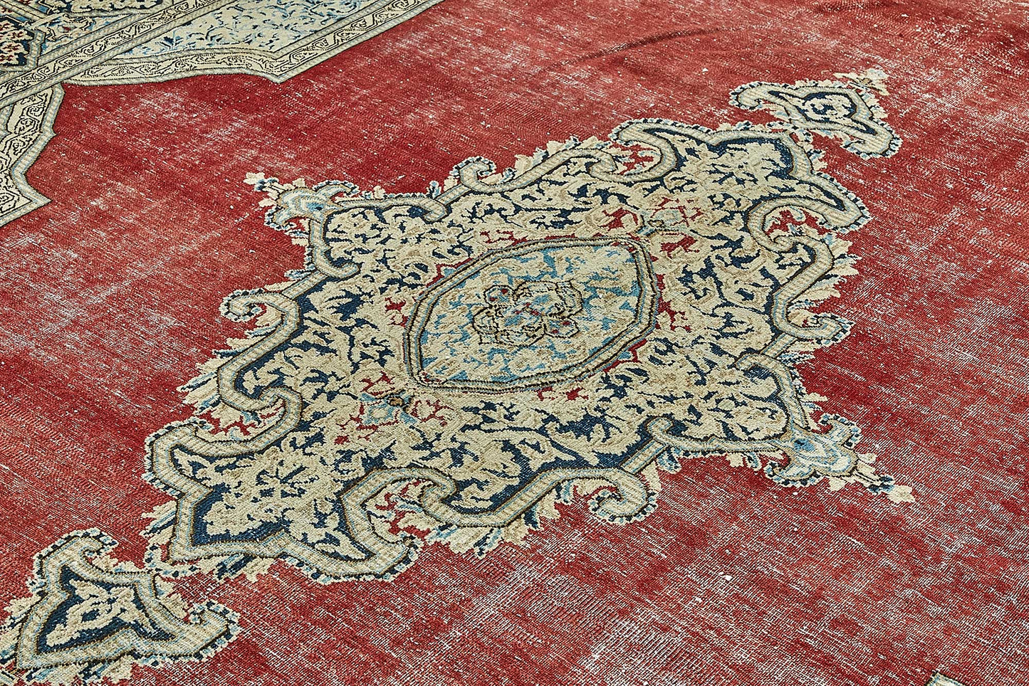 8x12 Beige Vintage Large Area Rug - 49733