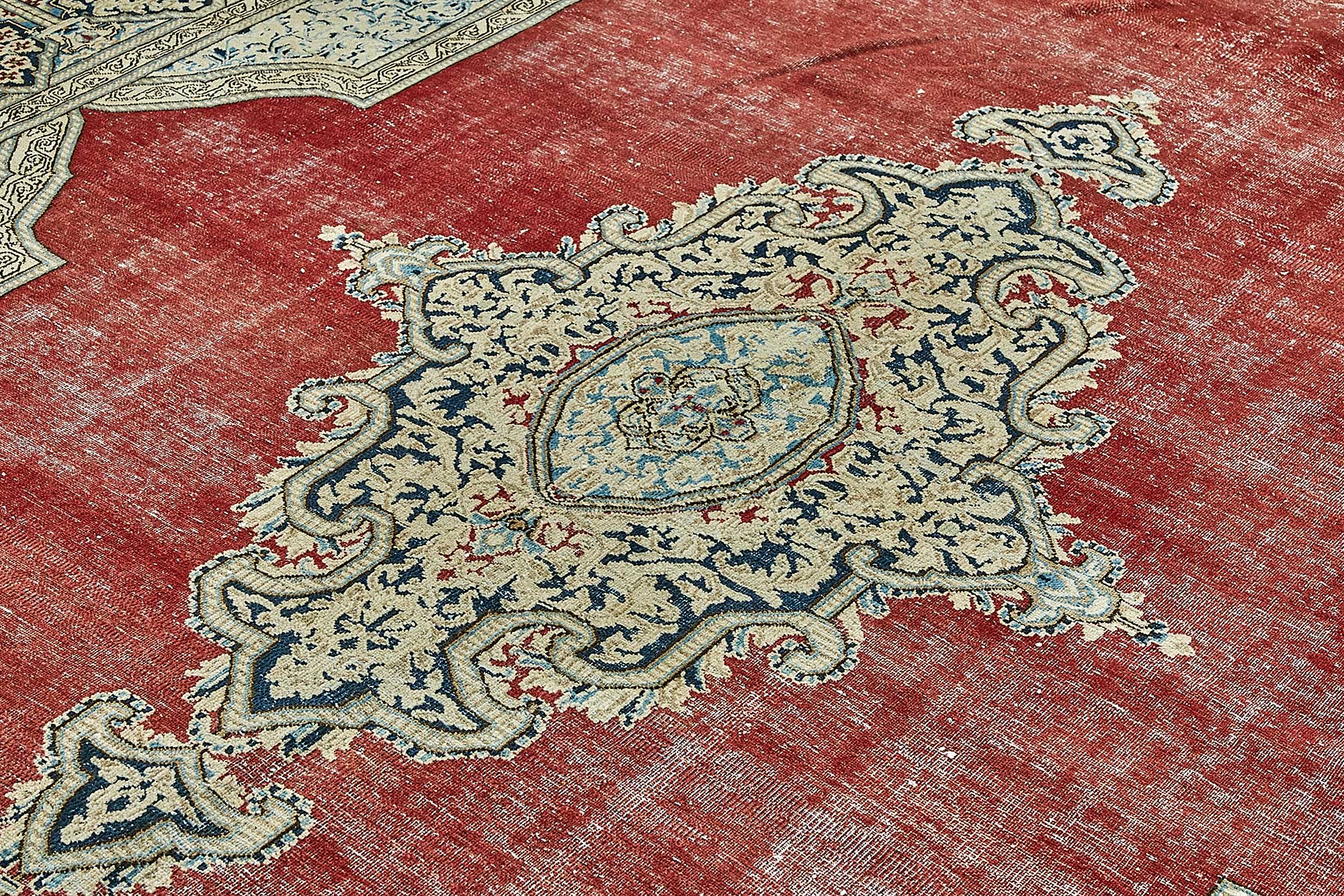 8x12 Beige Vintage Large Area Rug - 49733