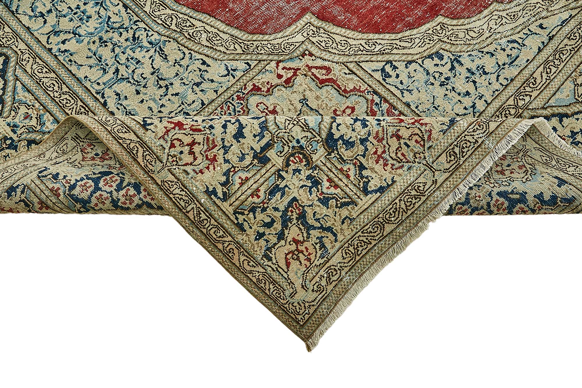 8x12 Beige Vintage Large Area Rug - 49733