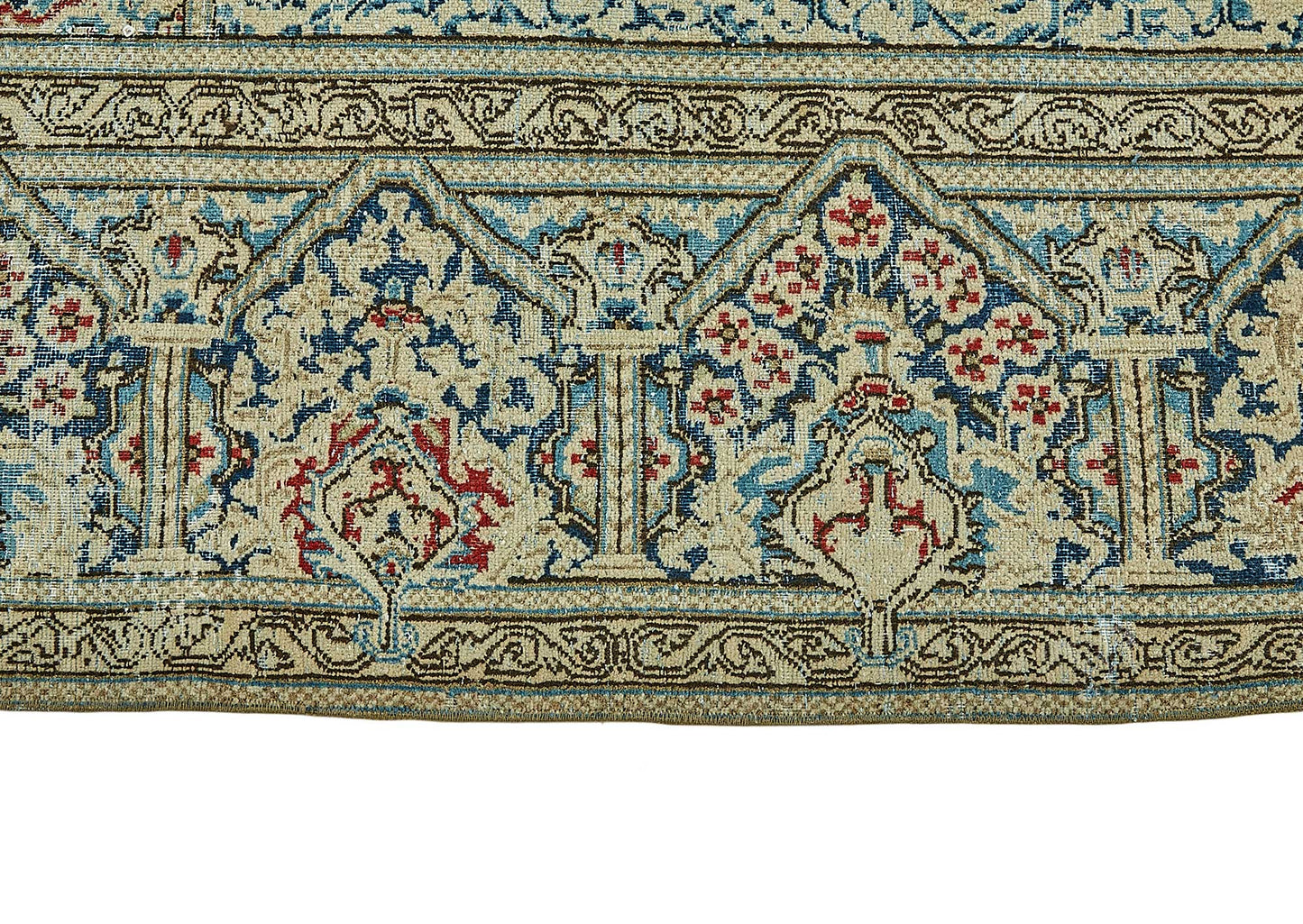8x12 Beige Vintage Large Area Rug - 49733