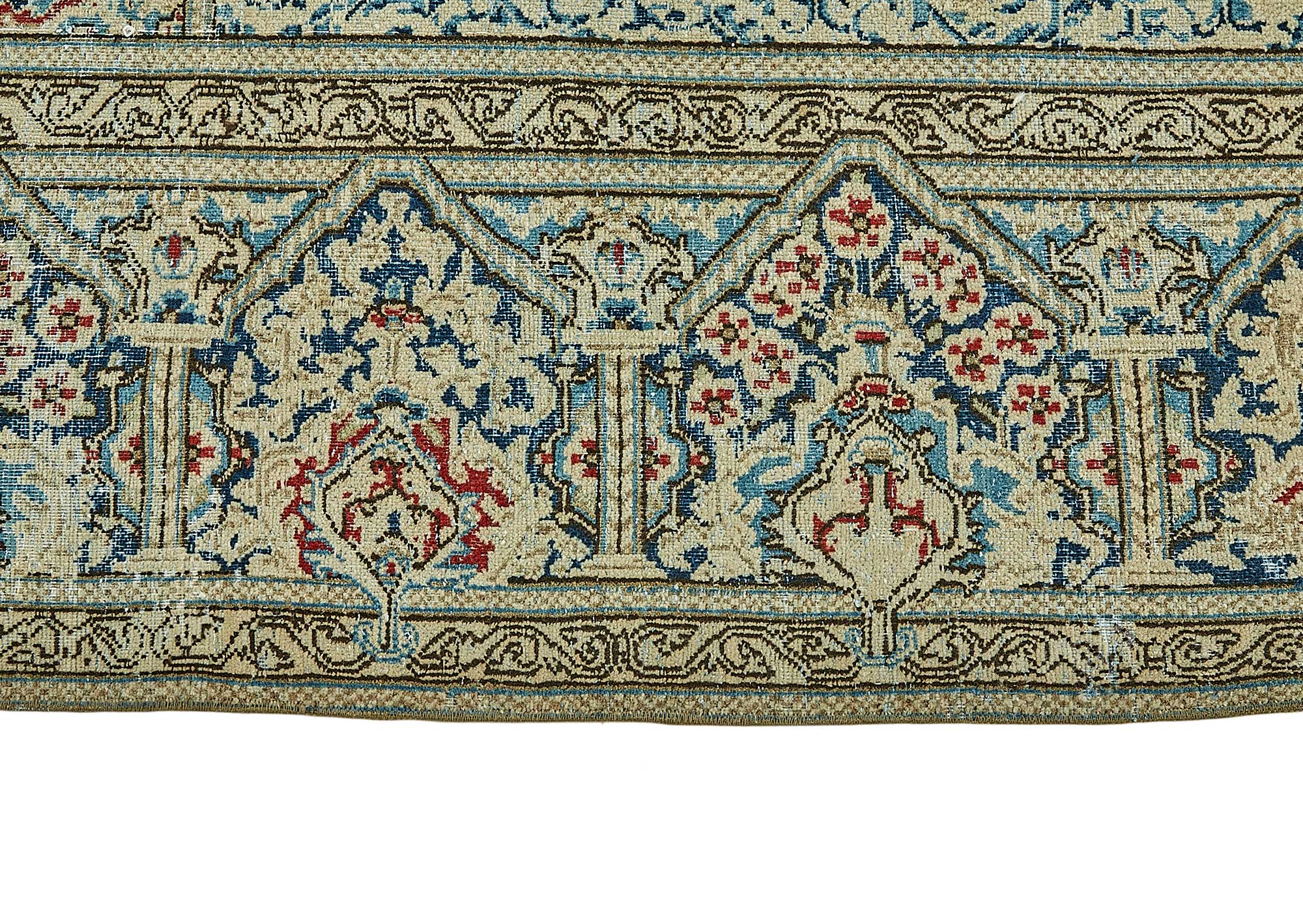 8x12 Beige Vintage Large Area Rug - 49733