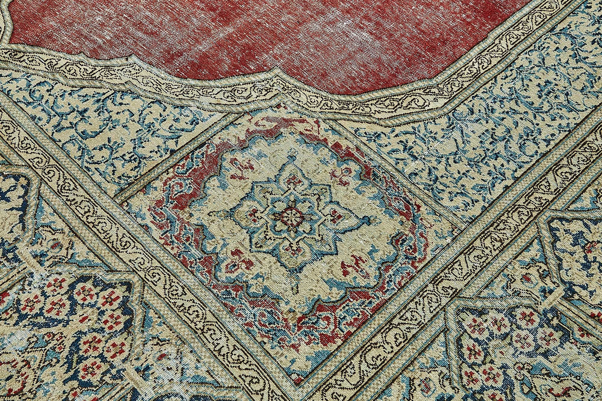 8x12 Beige Vintage Large Area Rug - 49733
