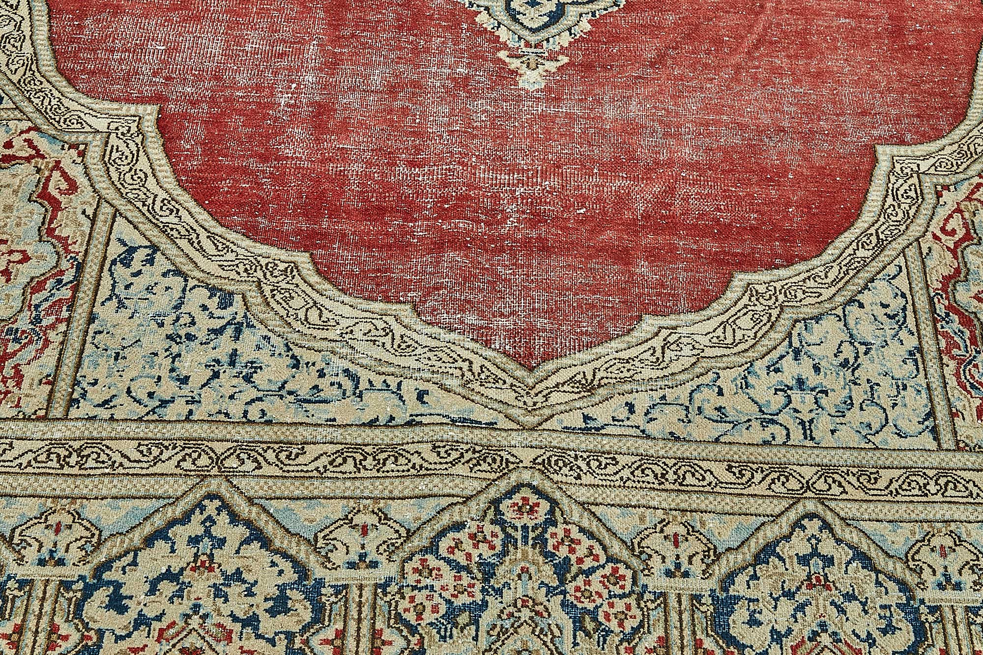 8x12 Beige Vintage Large Area Rug - 49733
