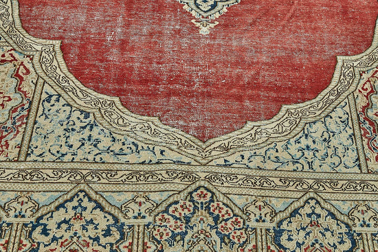 8x12 Beige Vintage Large Area Rug - 49733