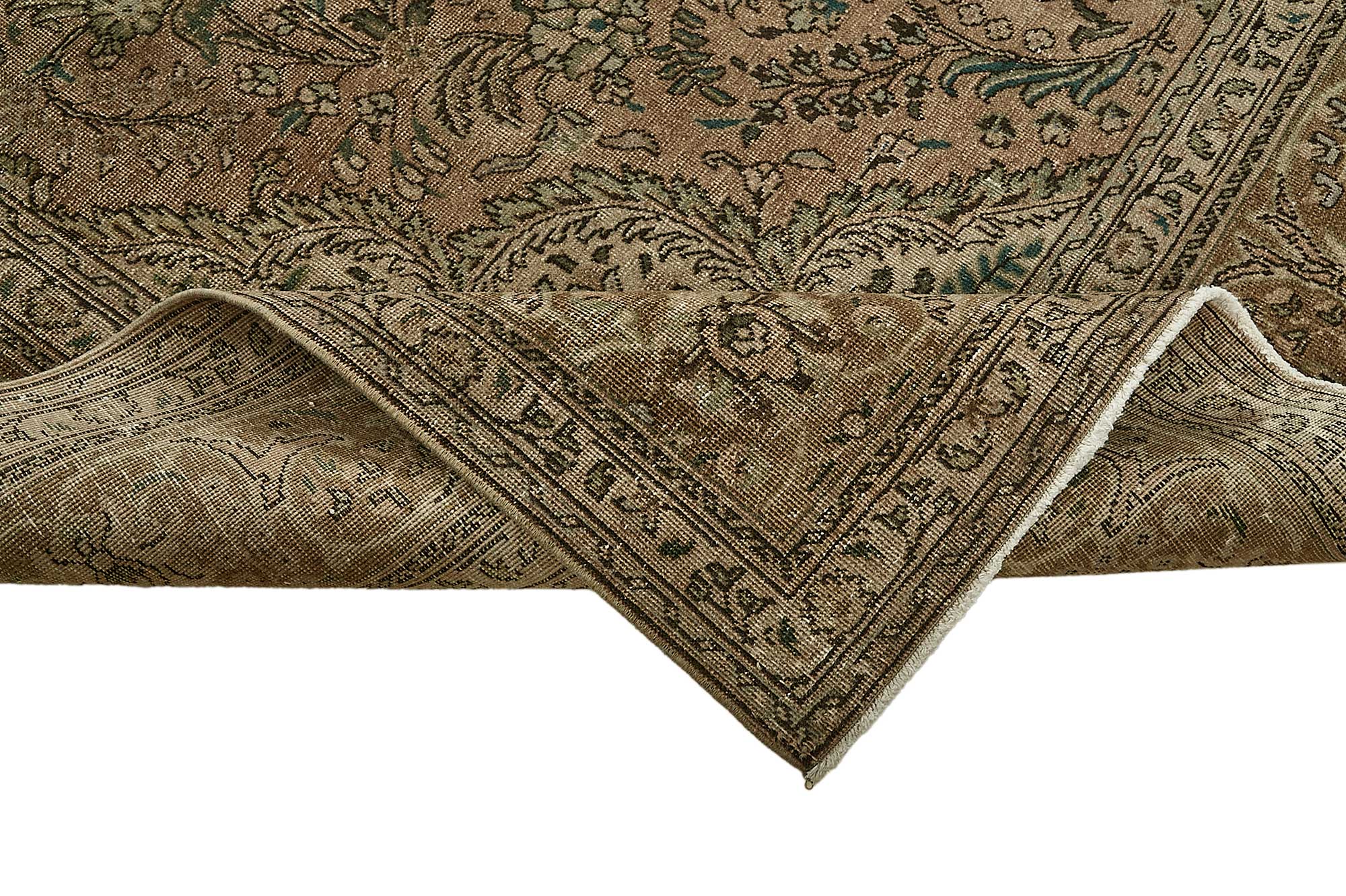 8x12 Brown Vintage Large Area Rug - 49734