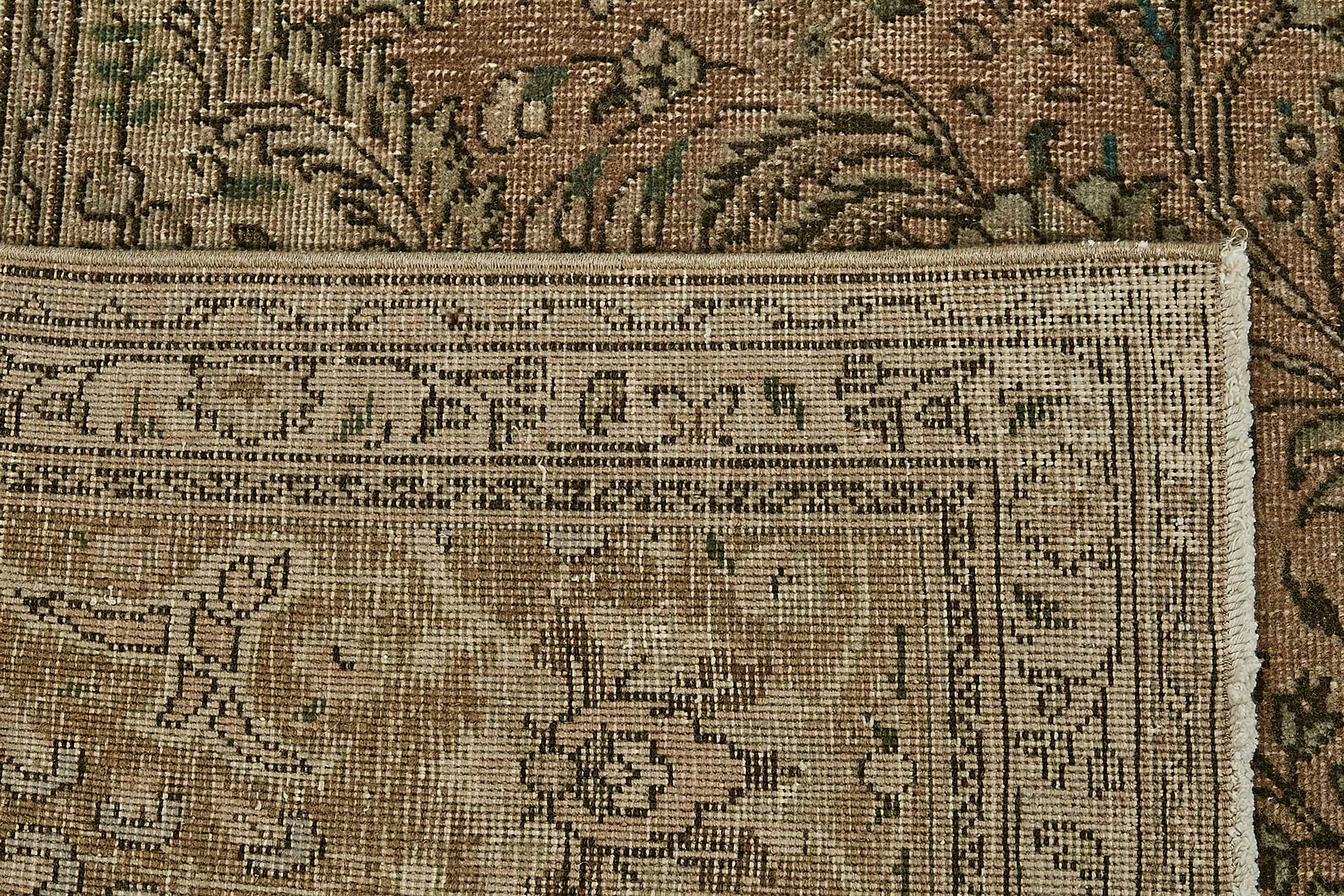 8x12 Brown Vintage Large Area Rug - 49734