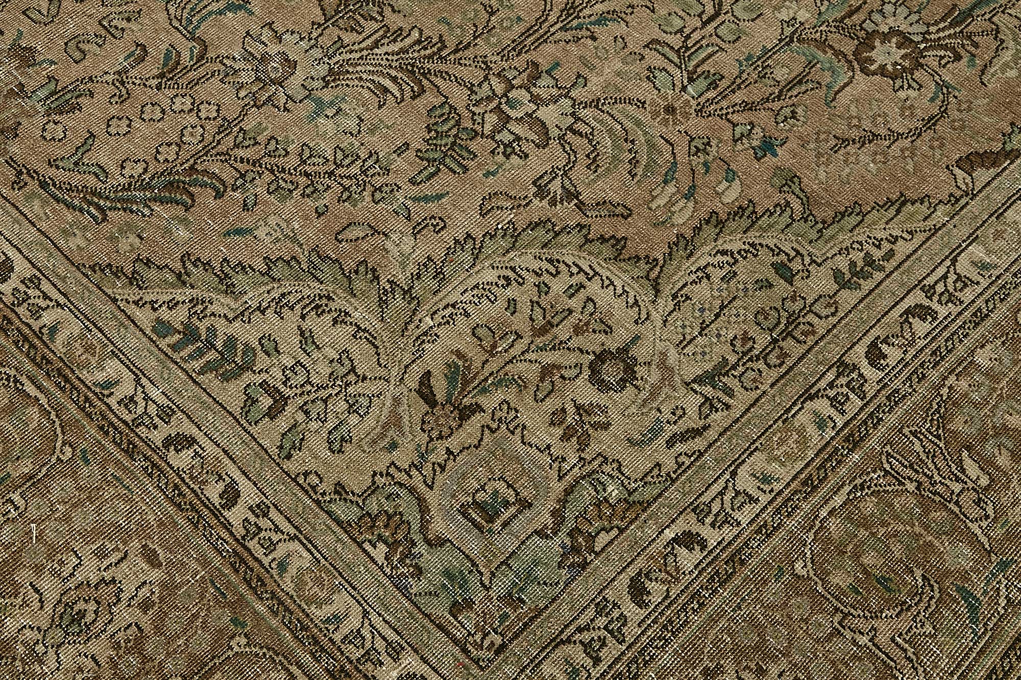 8x12 Brown Vintage Large Area Rug - 49734