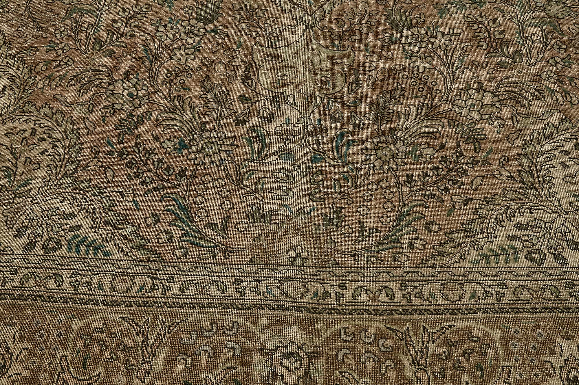 8x12 Brown Vintage Large Area Rug - 49734