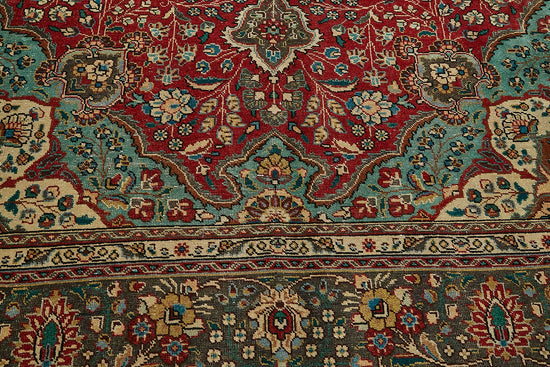 8x11 Beige Vintage Large Area Rug - 49735