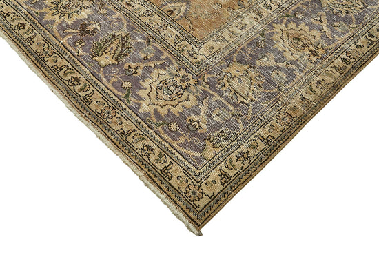 10x12 Beige Vintage Large Area Rug - 49736
