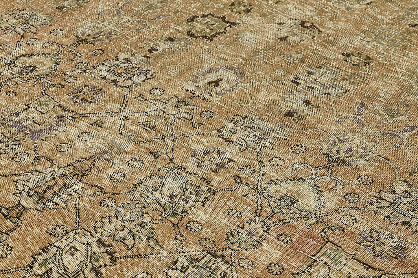 10x12 Beige Vintage Large Area Rug - 49736