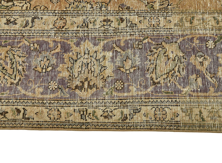 10x12 Beige Vintage Large Area Rug - 49736