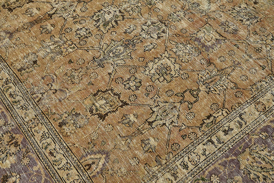 10x12 Beige Vintage Large Area Rug - 49736