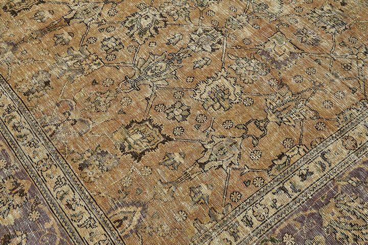 10x12 Beige Vintage Large Area Rug - 49736